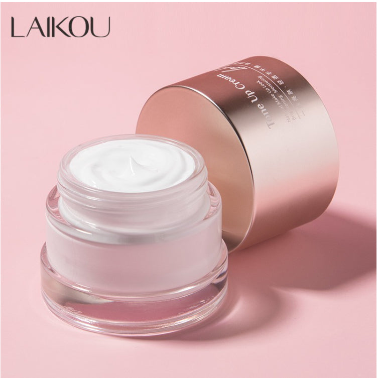 LAIKOU Facial Concealer Makeup Cream Invisible Pore Brighten Toning Light Foundation Cream 50g-Beauty Product-1stAvenue
