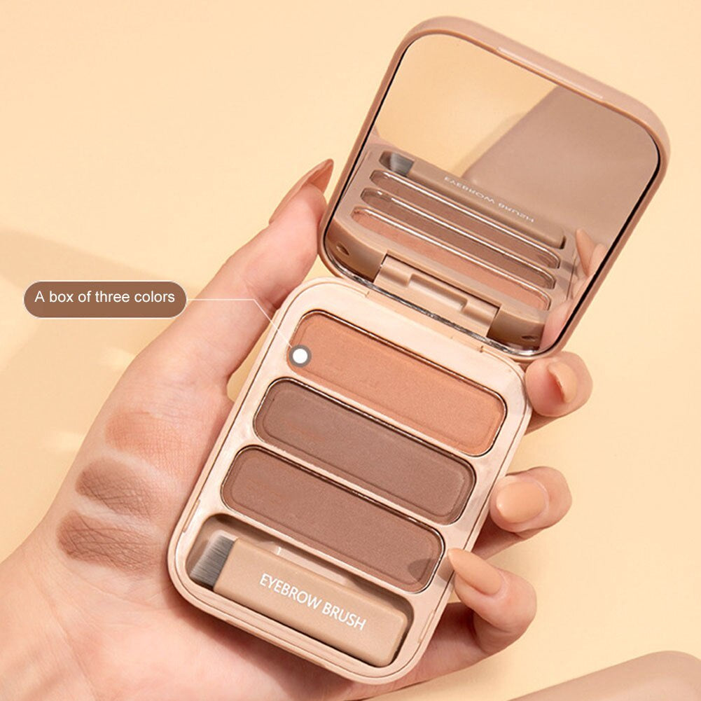 Hanru Hanru 3 Colors Long-wearing Multipurpose Portable Eyebrow Powder Fine ...