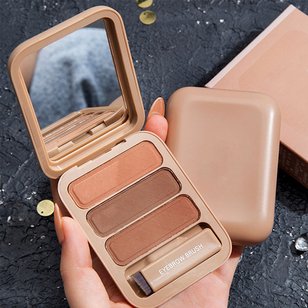 Hanru Hanru 3 Colors Long-wearing Multipurpose Portable Eyebrow Powder Fine ...