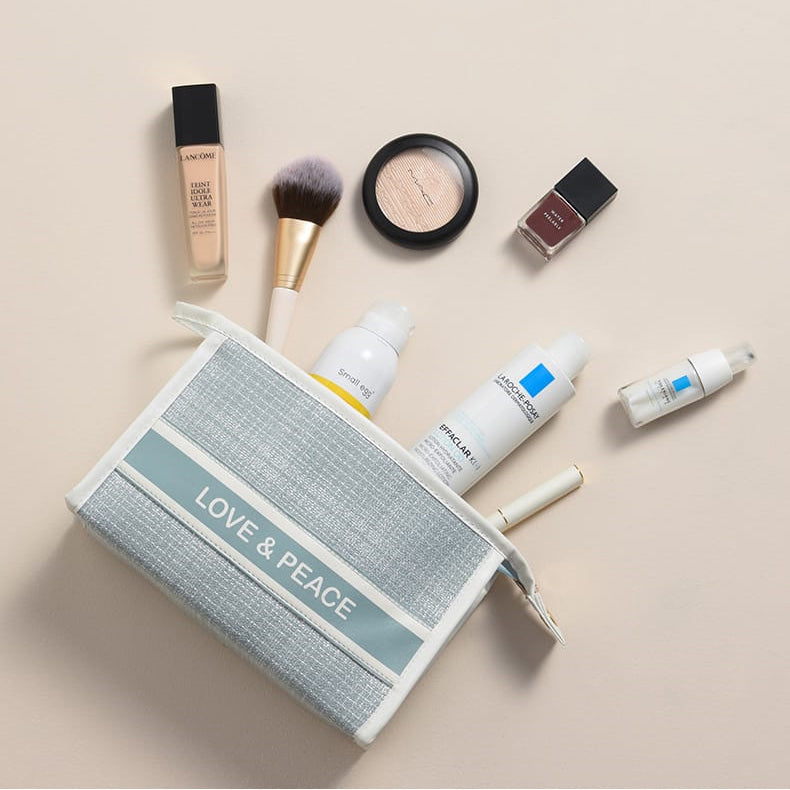 Luxury Beauty Makeup Bag Zipper Pouch Closure Travel Cosmetic Bag-Travel Organizer-1stAvenue
