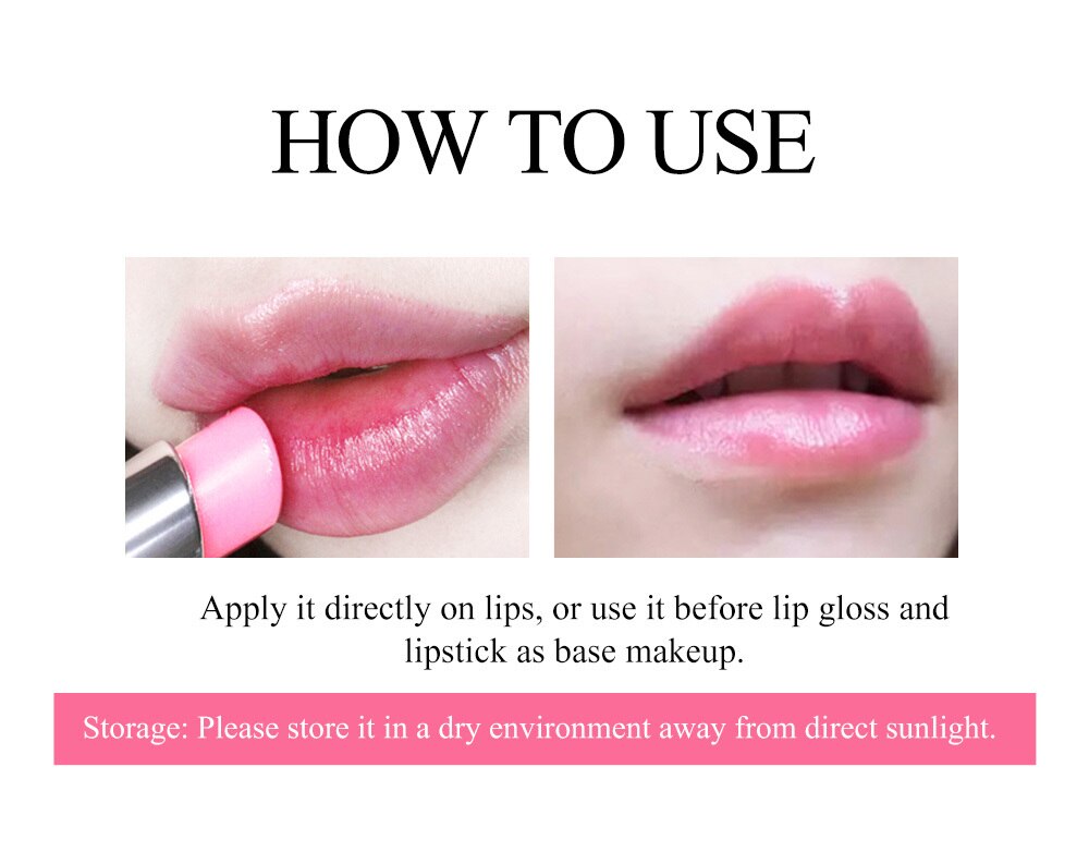 LANBENA Rose Lip Balm Honey Cherry Hyaluronic Acid Moisturizing-Beauty Product-1stAvenue