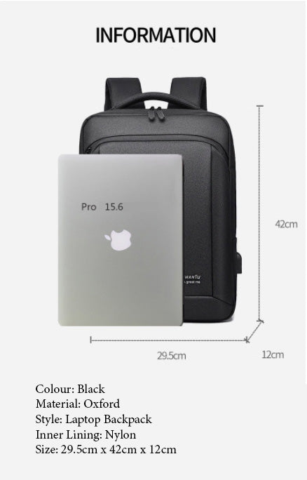New computer backpack waterproof oxford backpack fashion commuter backpack-Fashion Bag-1stAvenue