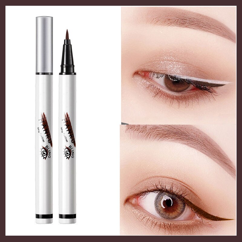 Hanru color eyeliner pen waterproof long-lasting non-smudge very fine eyeliner pen-Beauty Product-1stAvenue