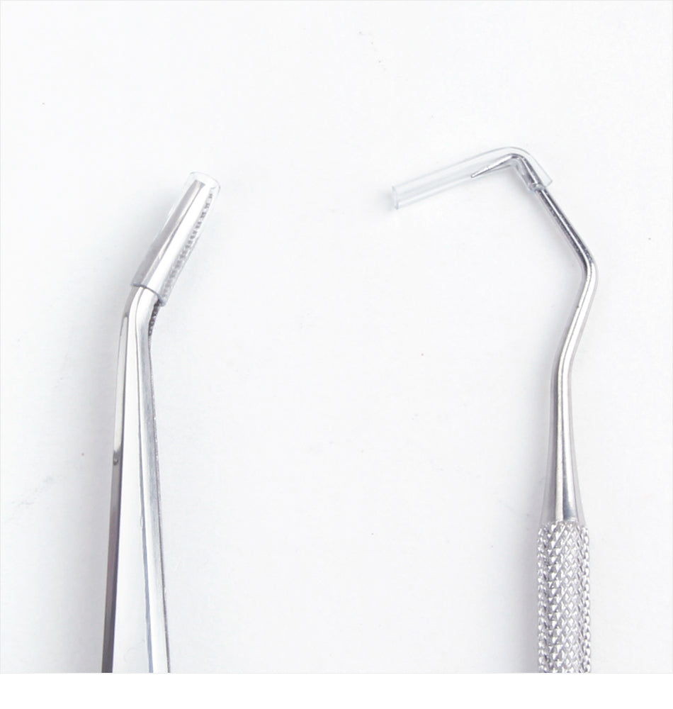 5PCS Stainless Steel Dental Tool Set Dental Mirror Dental Kit Mouth Mirror Instrument Double-ended Dental Pick Dentist Tools-Dental Tool Sets-1stAvenue