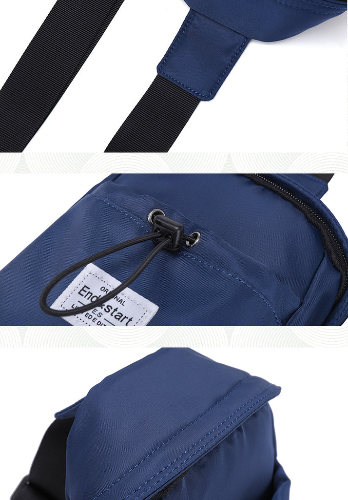 End & Start Shoulder messenger bag chest bag mobile phone bag-Fashion Bag-1stAvenue