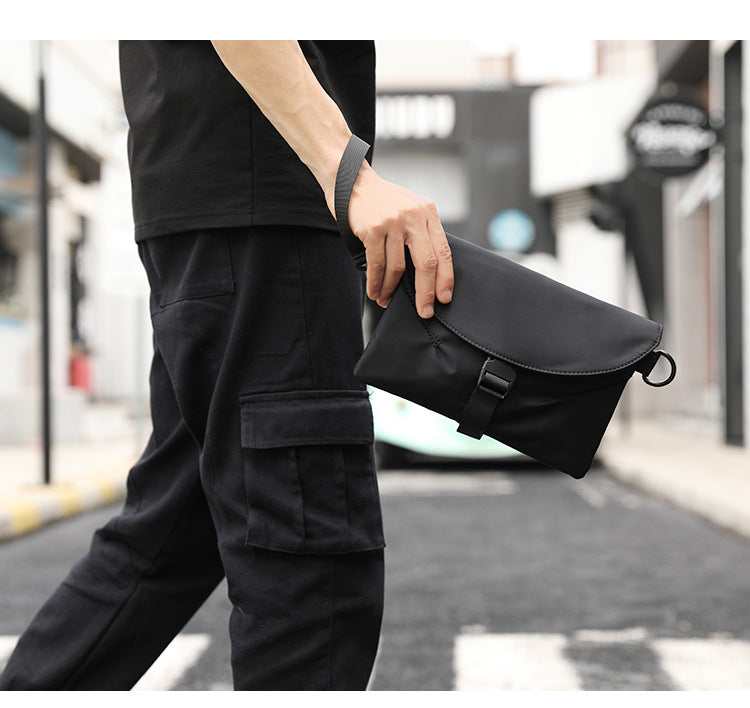 KEEGAN Unisex Leather Bag Stylish Messenger Bag Side Bag Shoulder Bag Men  Long Flap Sling Bags