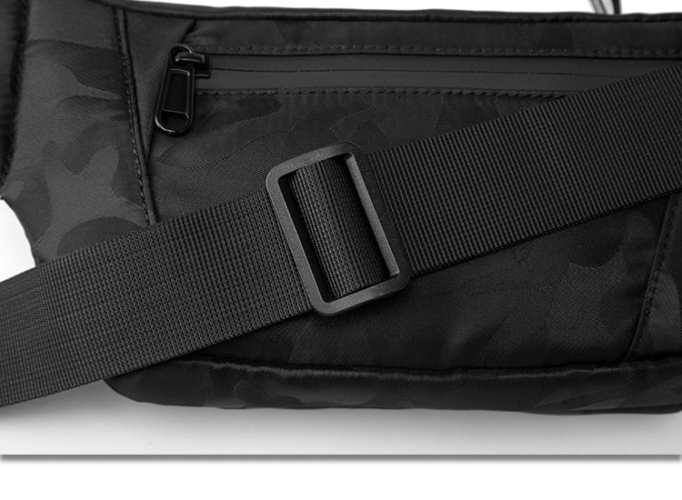 End & Start Men's waist bag, leisure chest bag, multi-function-End & Start-1stAvenue