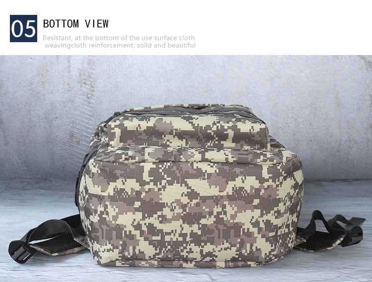 End & Start Sand camouflage Backpack-End & Start-1stAvenue