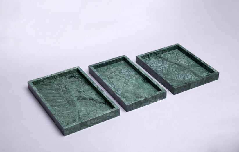 Marble Collection Marble tray jewellery storage home decoration ornament-Marble Collection-1stAvenue