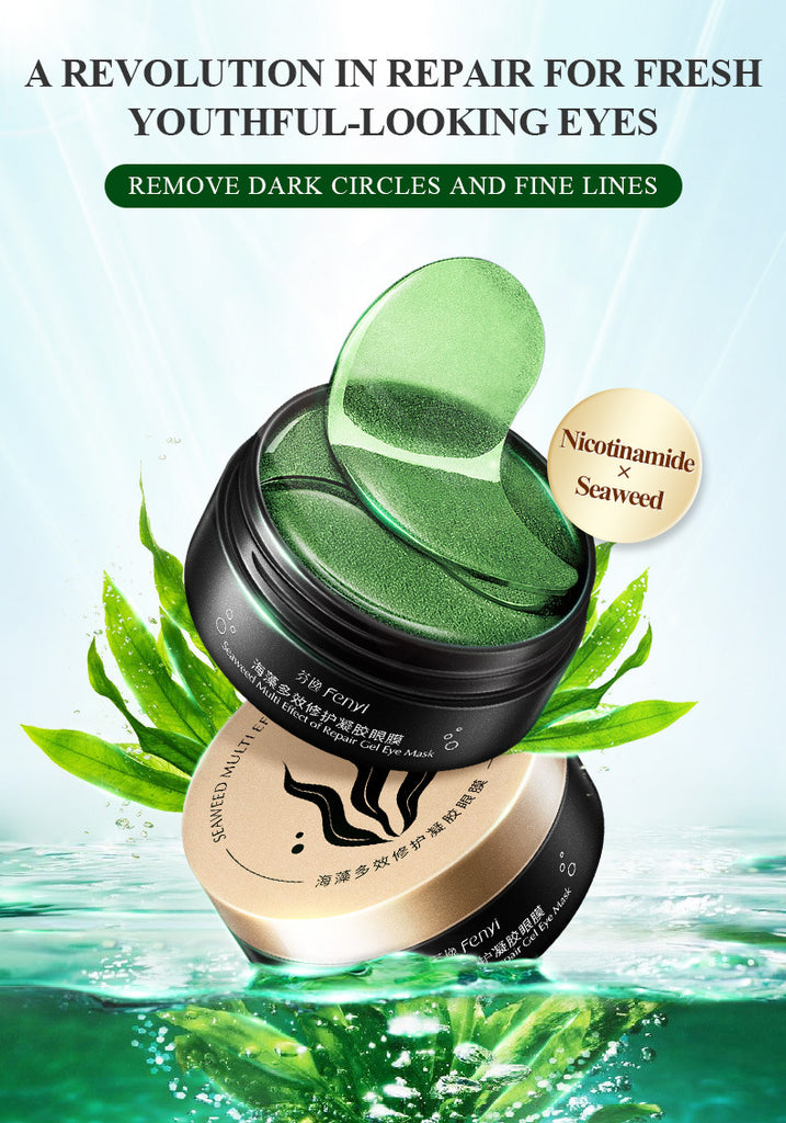FENYI Seaweed Eye Mask Care Reduce Dark Circles Fine Lines Remove Wrinkle Whitening Anti Aging Puffiness Moisturizing Eye Masks 30 Pairs-Skin care-1stAvenue