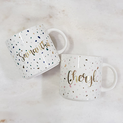 Personalised Gift Terrazzo Mugs Customised Cups-Personalised Gift-1stAvenue
