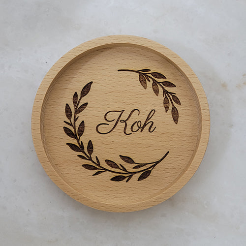 Personalised Engraved Wood Coaster Great gift ideas-Personalised Gift-1stAvenue