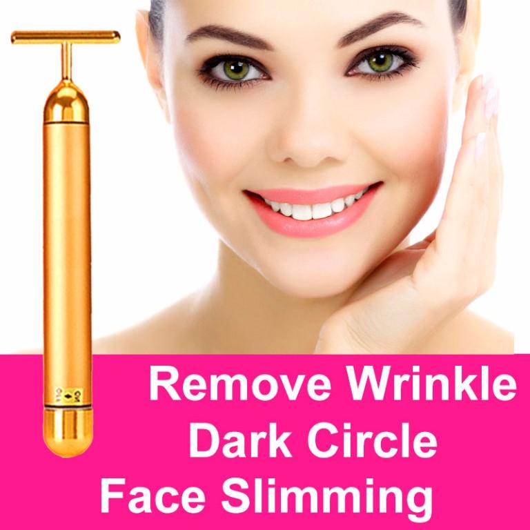 24K Gold Beauty Energy Bar (V Shape Face) Must Have!!!!-Facial Tool / Beauty Tool-1stAvenue
