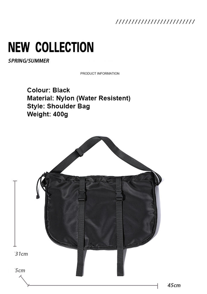 End And Start Trendy single shoulder messenger backpack messenger bag sports gym bag-End & Start-1stAvenue