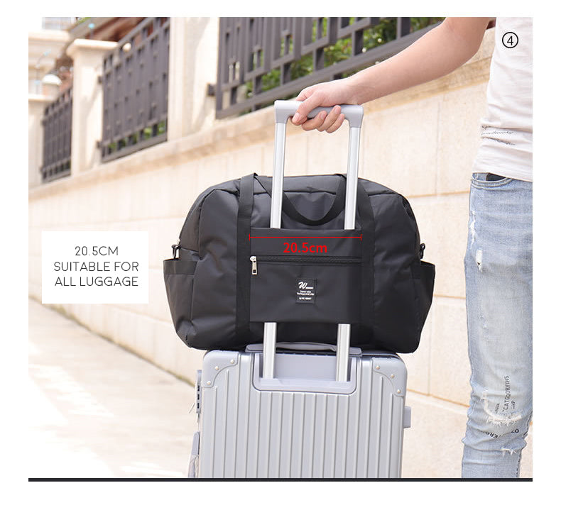 Korean version large-capacity Foldable travel bag portable luggage bag waterproof-Travel Organizer-1stAvenue