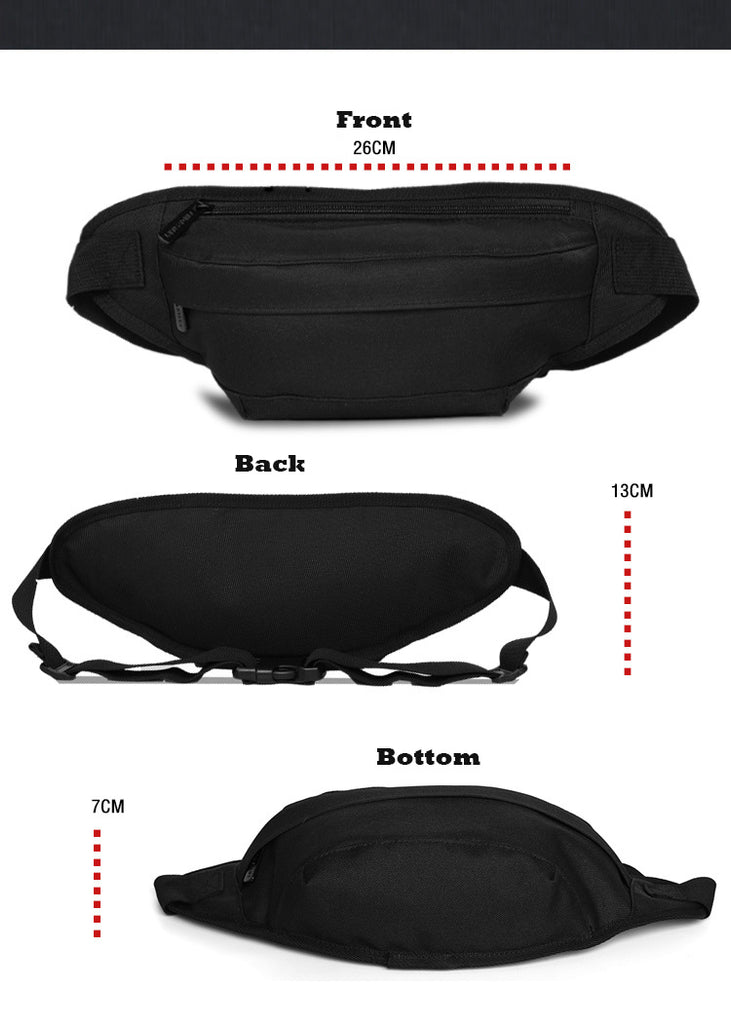 End & Start Waist bag sports casual wallet Oxford cloth shoulder bag dead fly bag 18716-End & Start-1stAvenue