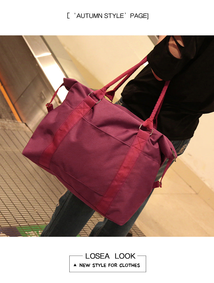 Korean version large capacity travel clothing bag portable travel bag luggage bag waterproof travel-Travel Organizer-1stAvenue