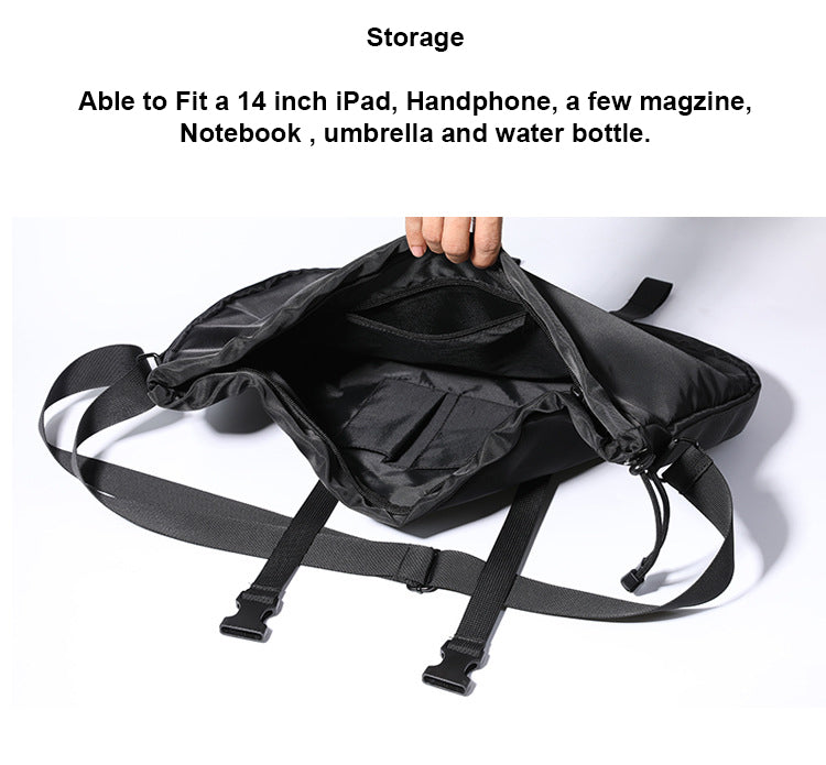 End And Start Trendy single shoulder messenger backpack messenger bag sports gym bag-End & Start-1stAvenue