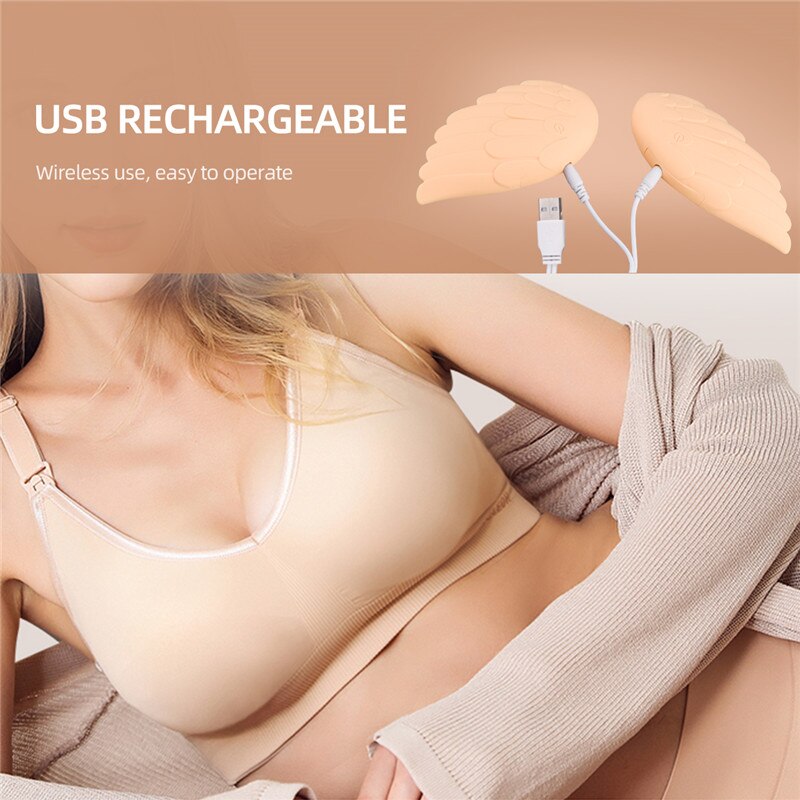 Electric Breast Massager Rechargeable Usb Infrared Enlargement