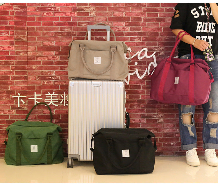 Korean version large capacity travel clothing bag portable travel bag luggage bag waterproof travel-Travel Organizer-1stAvenue