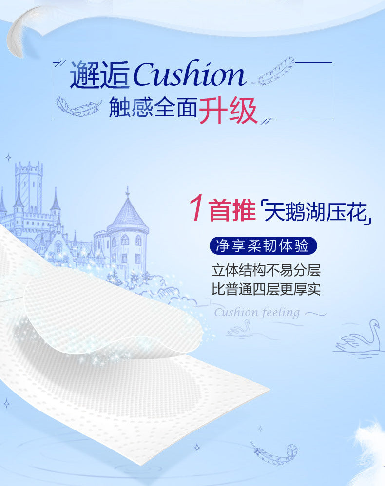 Tempo Neutral Soft 4ply toilet rolls x 16 roll Per carton (135grams)-Tissue Paper-1stAvenue