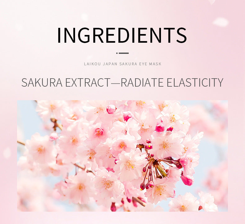 LAIKOU Japan Sakura Eye Mask Reduce Dark Circles and Fine Lines-Beauty Product-1stAvenue