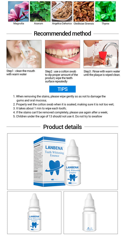 Lanbena Teeth Whitening essence-Skin care-1stAvenue