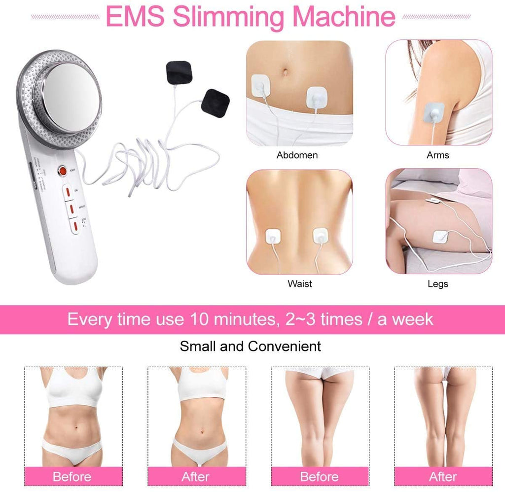 3 in1 EMS Ultrasonic Body Massager Anti Cellulite Fat Burner Weight Loss Skin Care Infrared Fat Removal Slimming Beauty Machine-Facial Tool / Beauty Tool-1stAvenue