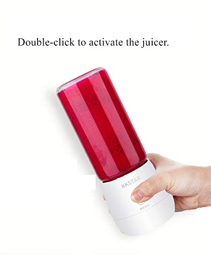 450ML Portable Blender Multi-function Juicer 6 Blade Mini Juice Cup Household Food Soymilk Fruit Mixer Baby Food Squeeze-Juice Blender-1stAvenue