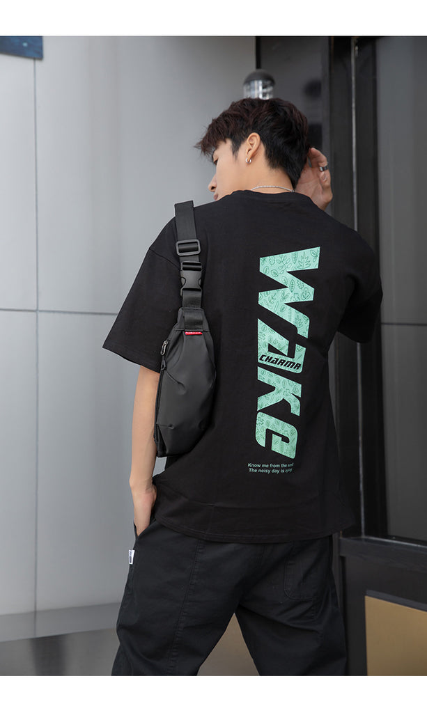 End & Start waist bag men's fashion trendy small lightweight backpack-End & Start-1stAvenue