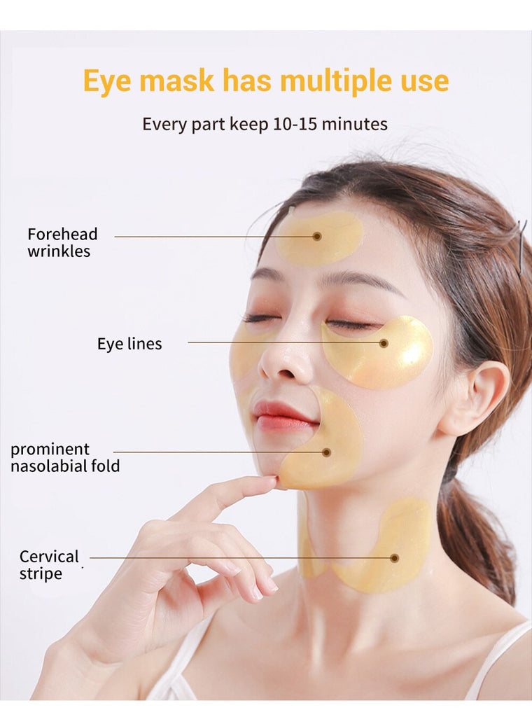 LANBENA Face Mask Retinol Collagen Eye Patch Gel Anti Aging Moisturizing Tighten Eye Skin Fade Fine Lines-Skin care-1stAvenue