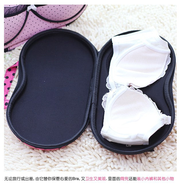 Women Bra Storage Case Protect Underwear Lingerie Travel Bag Box Portable Storage Box-Travel Organizer-1stAvenue