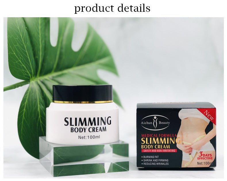 Aichun Beauty Fast Effective Body Fat Burning Slimming Cream 100g-Beauty Product-1stAvenue