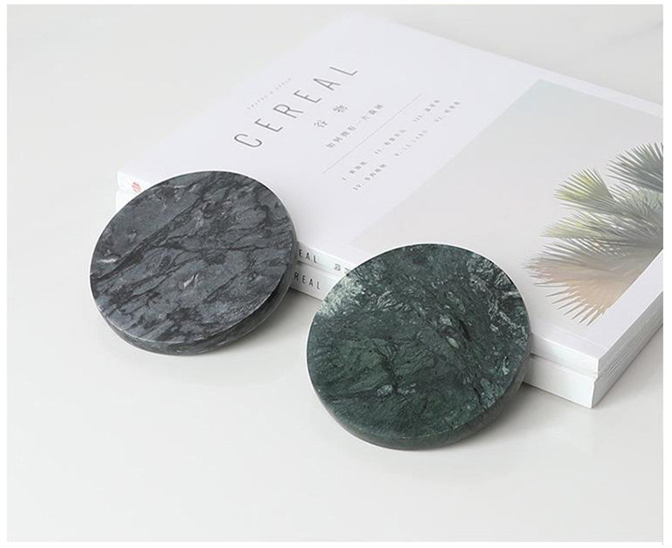 Nordic Style Natural Marble Coaster decoration-Marble Collection-1stAvenue