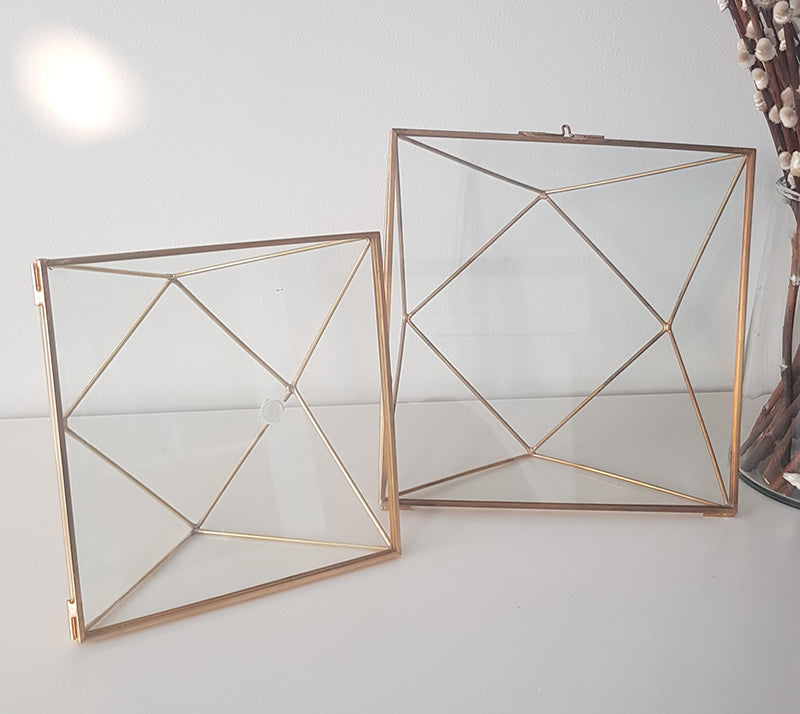 Geometric Photoframe ( Square Frame)-Geometric Terrarium-1stAvenue