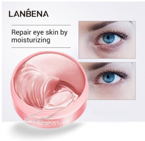 LANBENA Rose Hydra Gel Eye Patches 60pc-Beauty Product-1stAvenue
