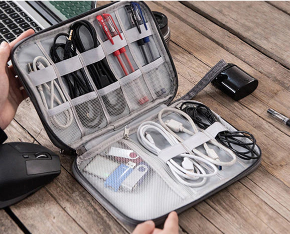 Portable Travel Digital Storage Bag Multifunction Empty USB Date Cable Earphone Wire Charger Organizer Travel Kit Case Pouch-Travel Organizer-1stAvenue