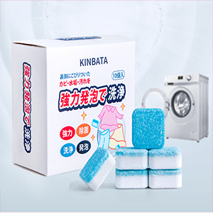 Japan KINBATA washing machine tablets 10 pc drum washing machine tank cleaning sterilization cleaning-Home Cleaning Agent-1stAvenue