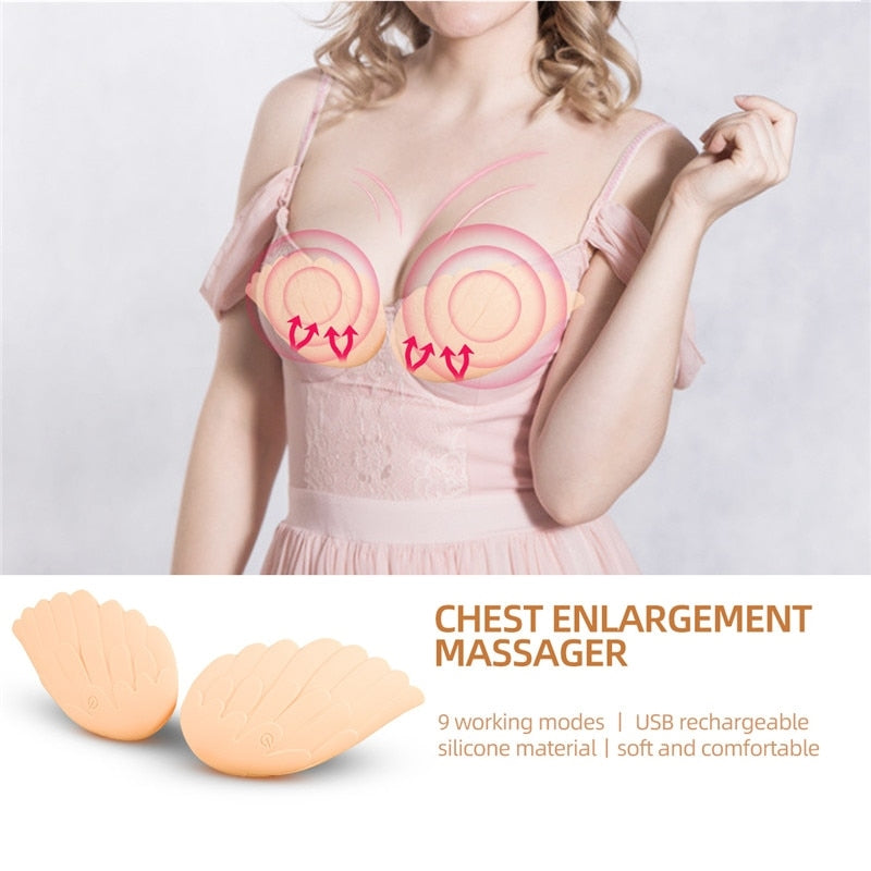 Electric Professional Breast Enlargement Vibration Heated Massage Machine Anti-Chest Sagging Acupressure Breast Enhancer-Breast Enlargement-1stAvenue
